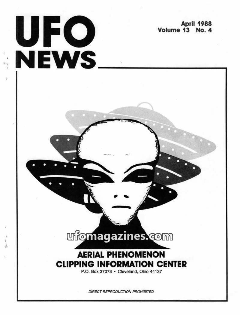 Cover of APCIC clipping service issue No. 4: UFO NEWS
