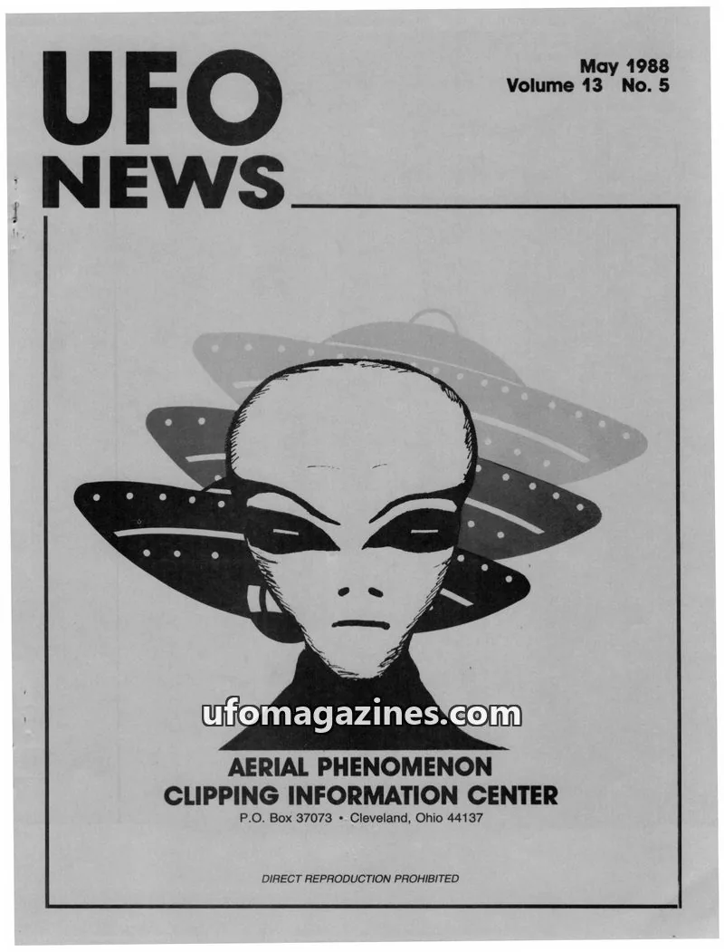 Cover of APCIC clipping service issue No. 5: UFO NEWS