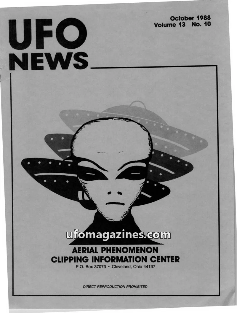 Cover of APCIC clipping service issue No. 10: UFO NEWS