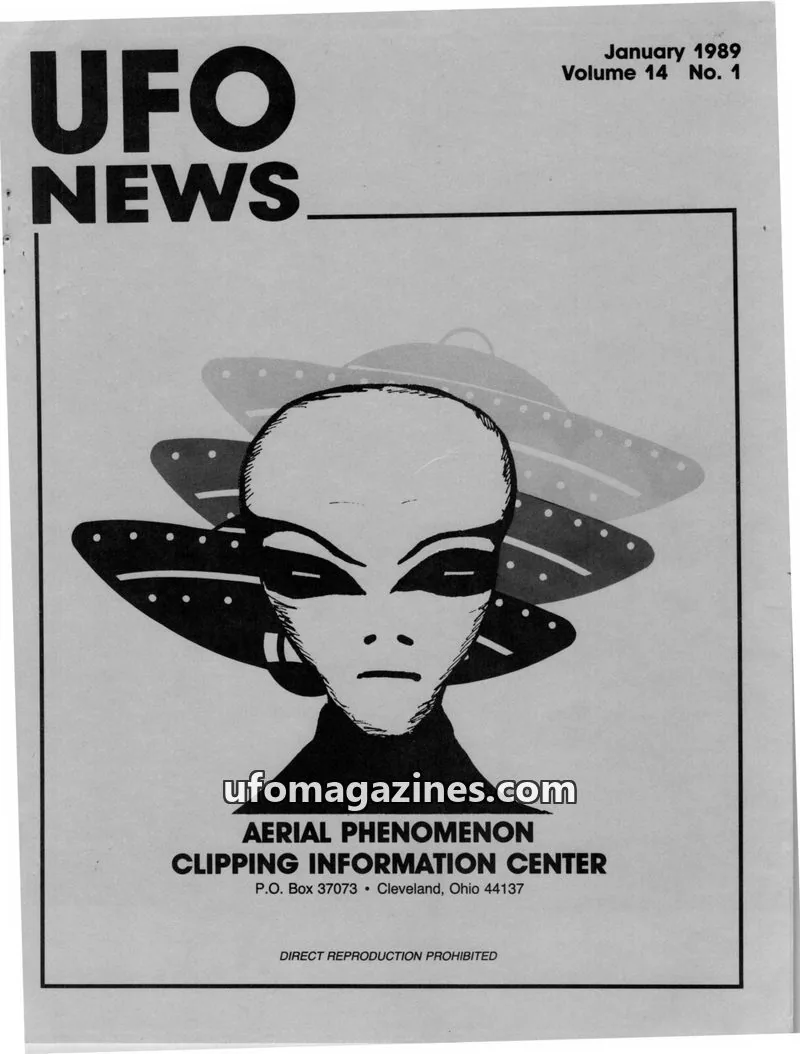 Cover of APCIC clipping service issue 1: UFO NEWS