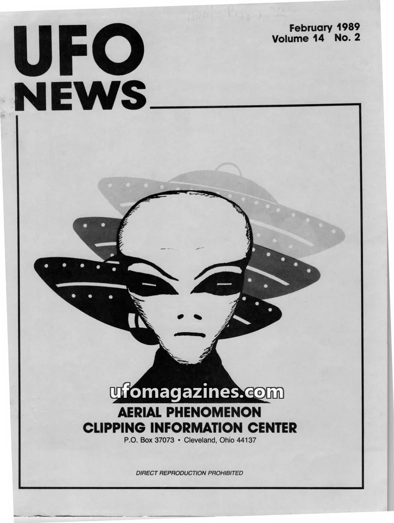 Cover of APCIC clipping service issue No. 2: UFO NEWS
