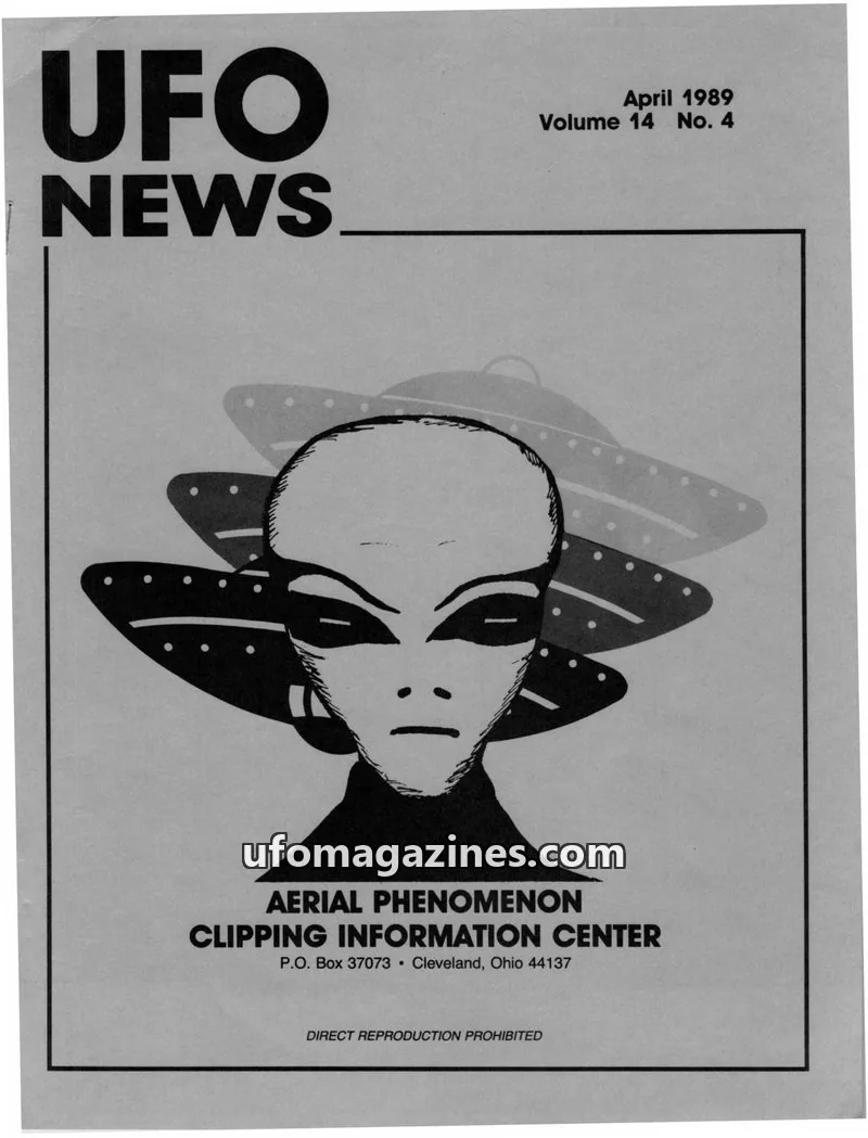Cover of APCIC clipping service issue 4: UFO NEWS