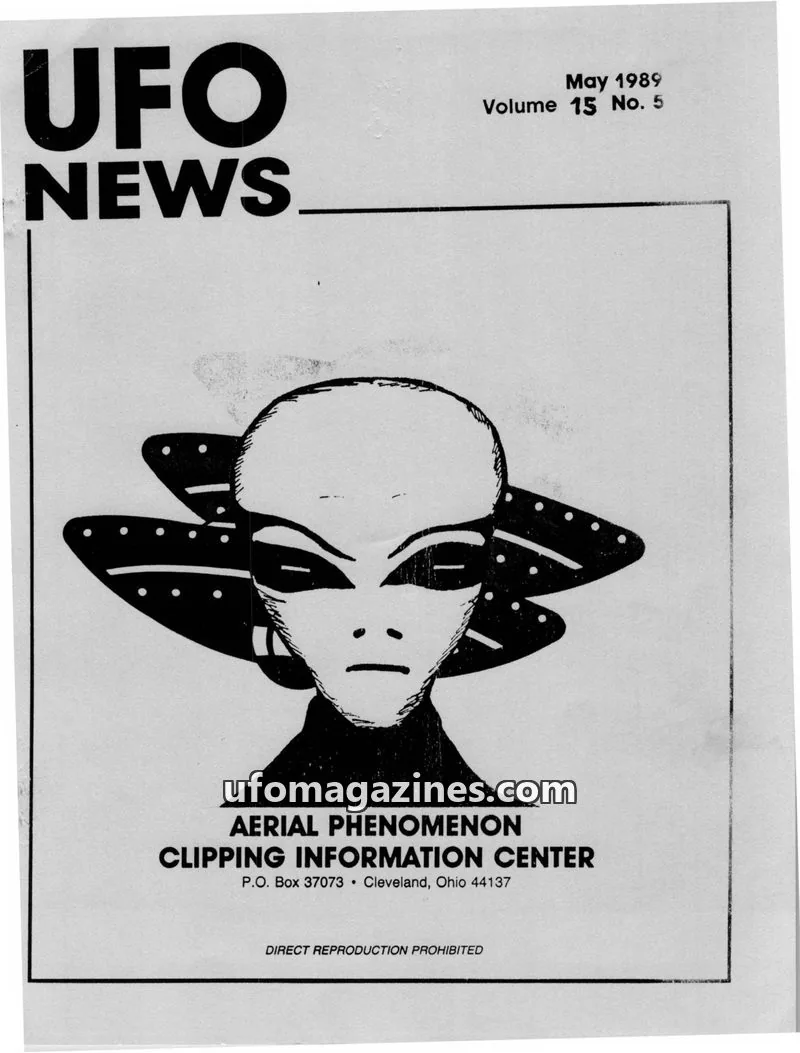 Cover of APCIC clipping service issue No. 5: UFO NEWS