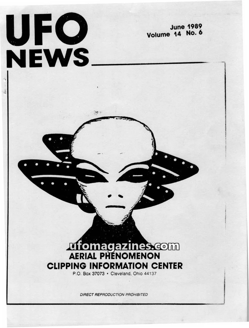 Cover of APCIC clipping service issue No. 6: UFO NEWS