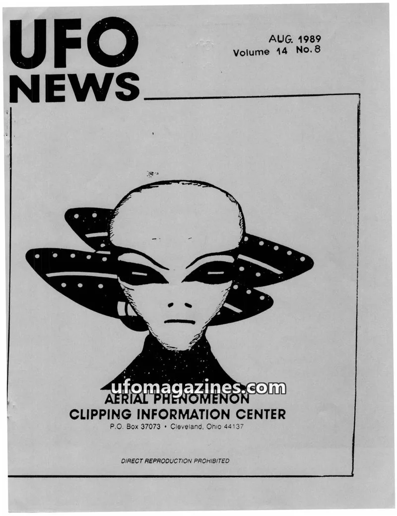Cover of APCIC clipping service issue No. 8: UFO NEWS