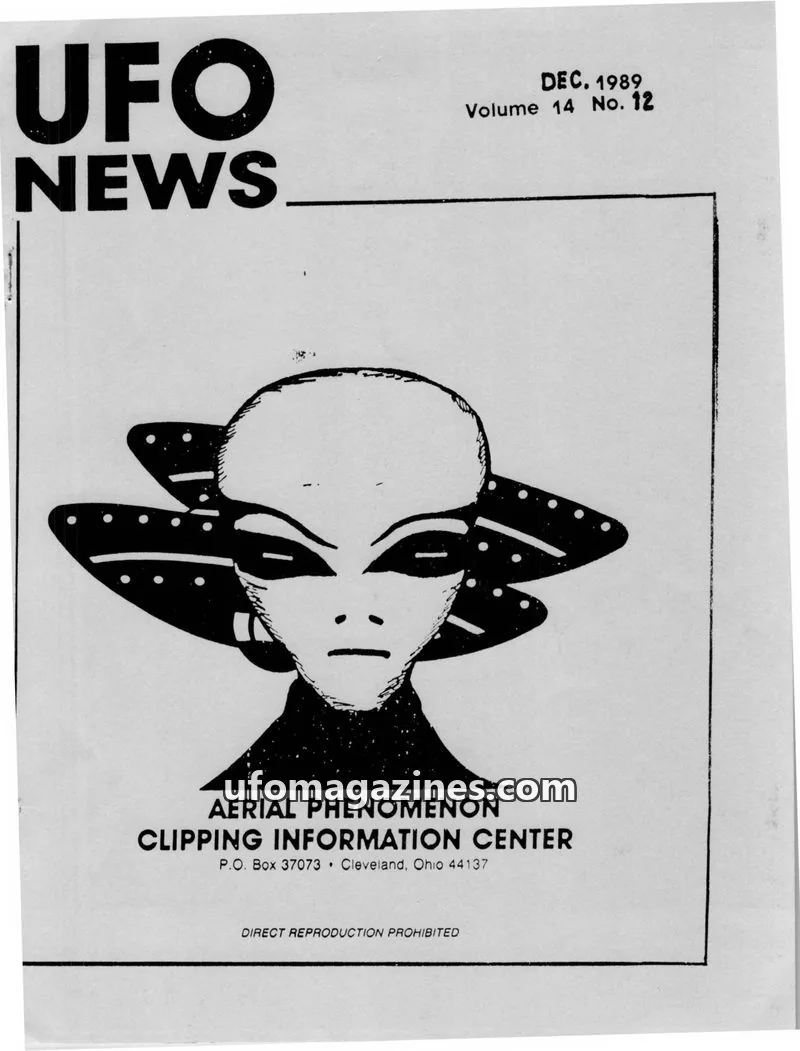 Cover of APCIC clipping service issue 12: UFO NEWS