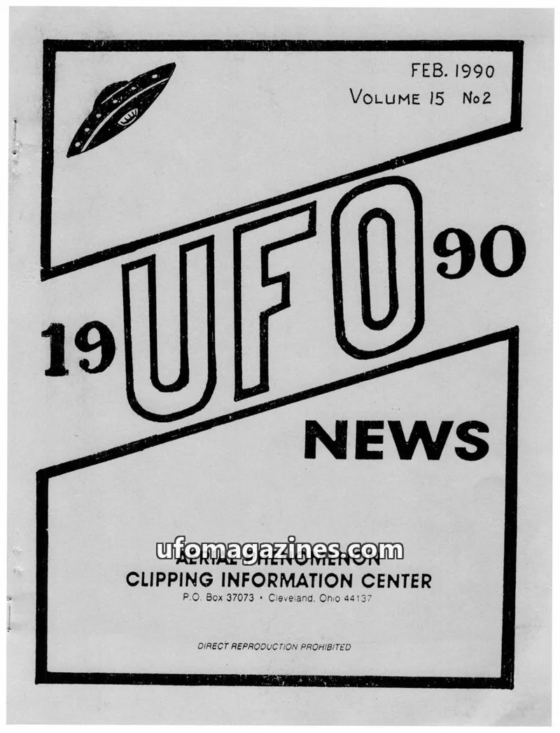 Cover of APCIC clipping service issue No2: UFO NEWS