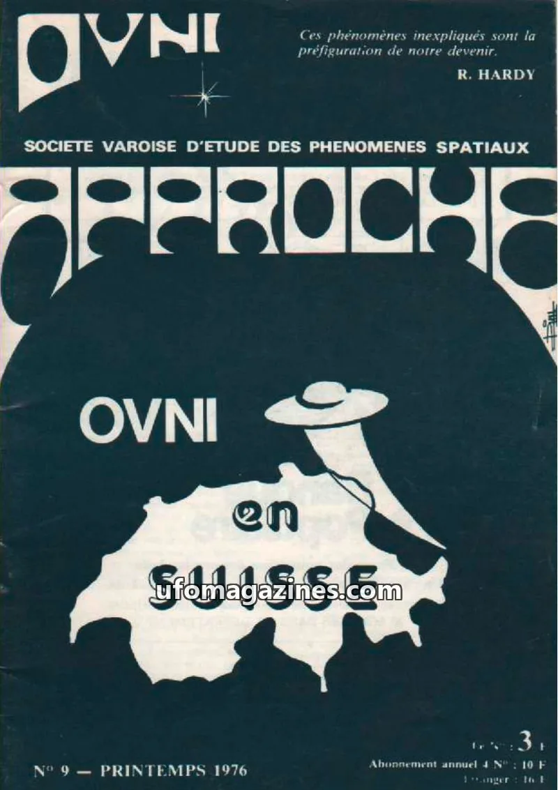 Cover of Approche issue 9: APPROCHE