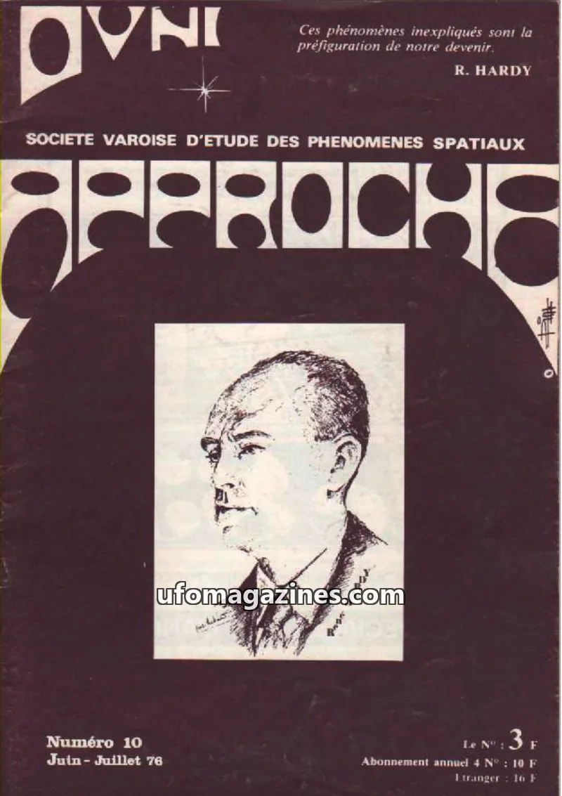 Cover of Approche issue 10: APPROCHE