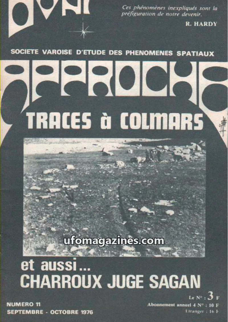 Cover of Approche issue 11: APPROCHE