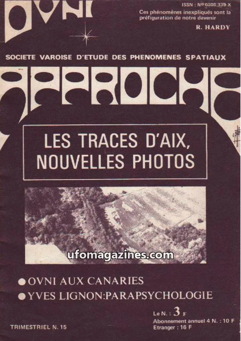 Cover of Approche issue N. 15: APPROCHE