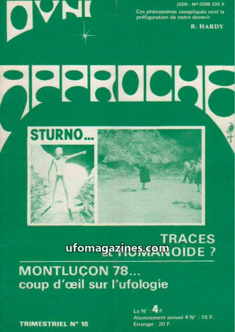 Cover of GROUPE PRIVE UFOLOGIQUE NANCEIEN issue N° 18: APPROCHE