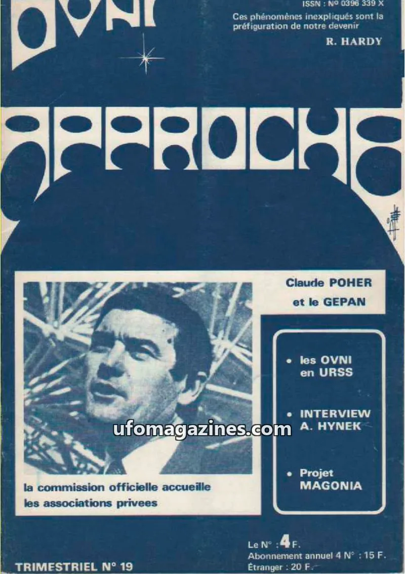 Cover of Approche issue N° 19: APPROCHE