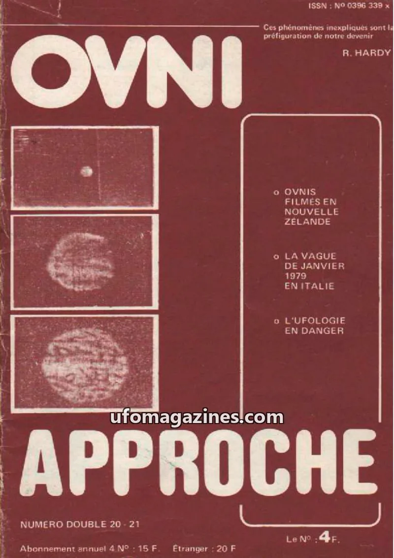 Cover of Approche issue 20-21: OVNI APPROCHE