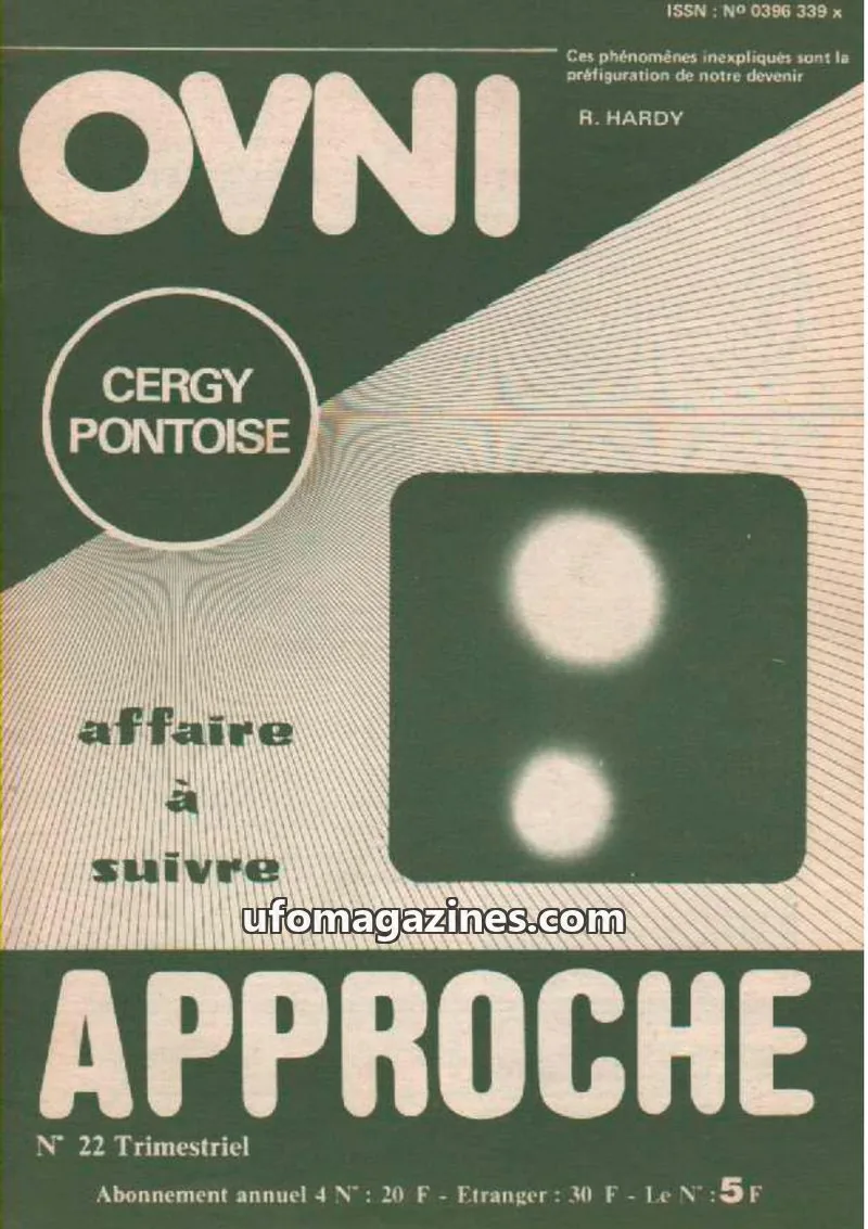 Cover of APPROCHE issue 22: OVNI