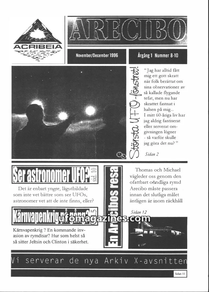 Cover of Arecibo issue 8-10: ARECIBO