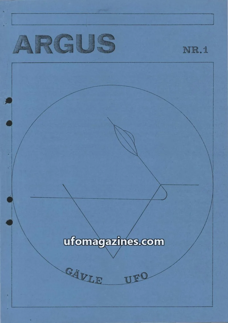 Cover of Argus issue NR.1: ARGUS