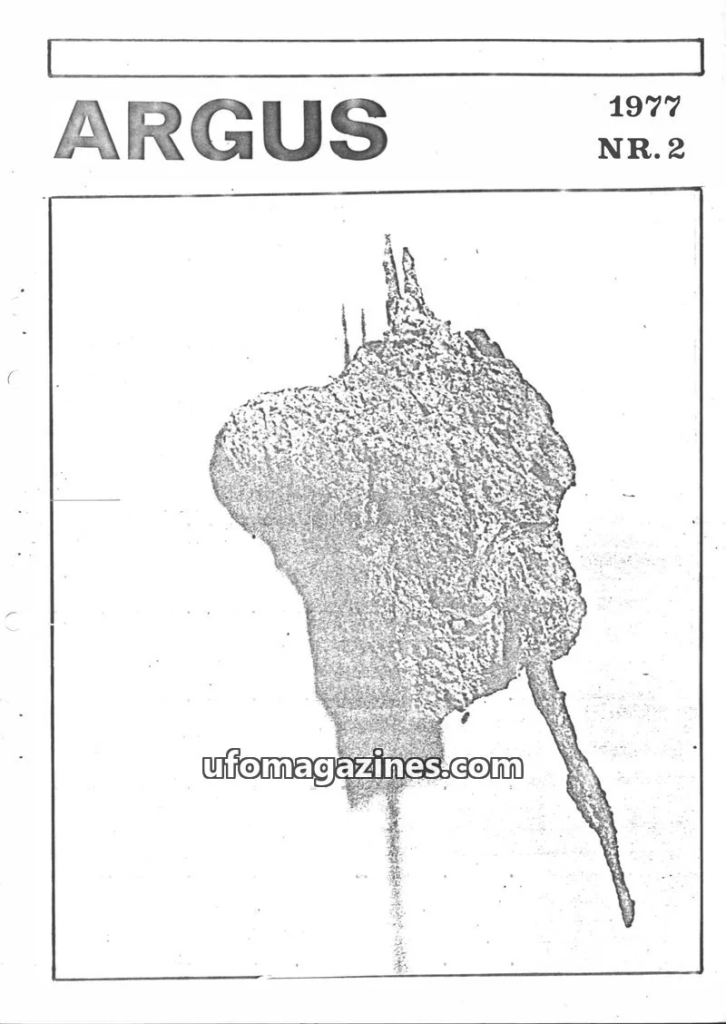 Cover of Argus issue 2: ARGUS