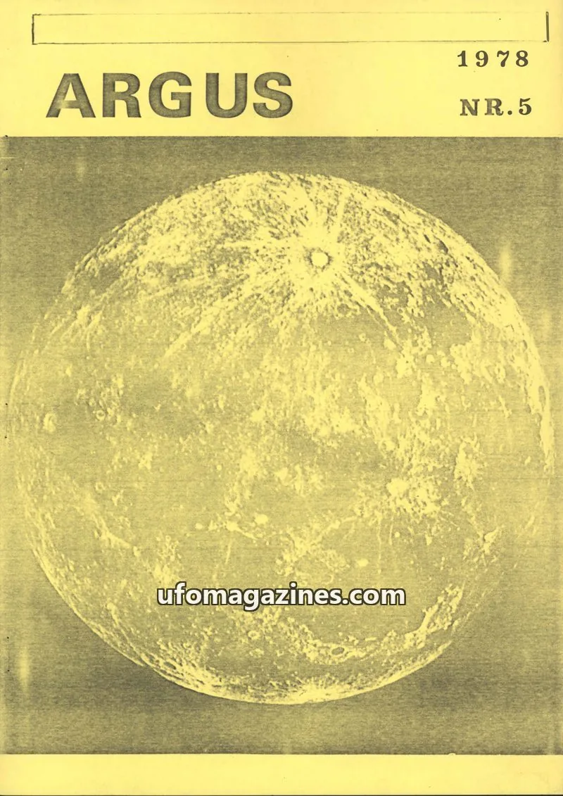Cover of Argus issue 5: ARGUS