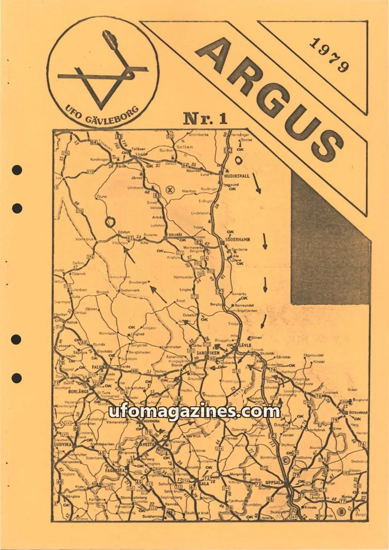 Cover of Argus issue Nr. 1: ARGUS