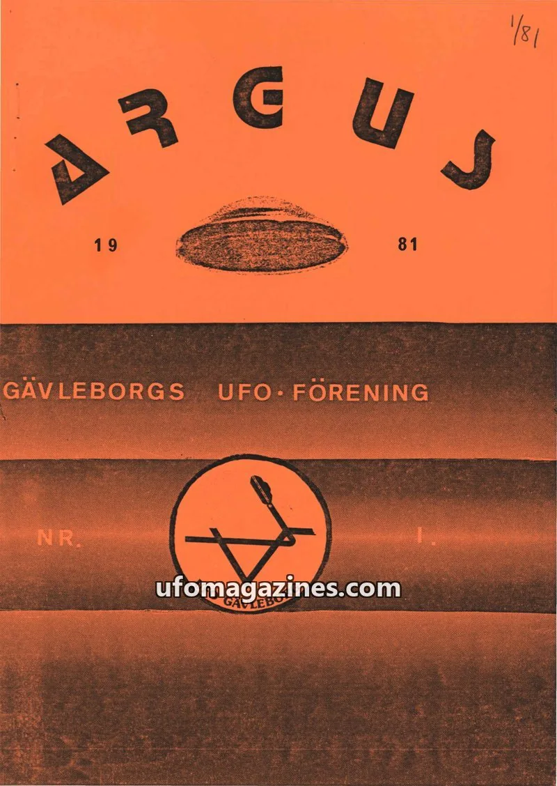 Cover of Argus issue 1/81: ARGUS