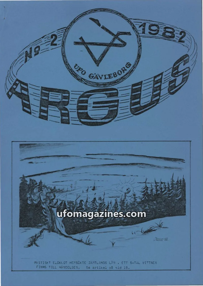 Cover of Argus issue 2: ARGUS