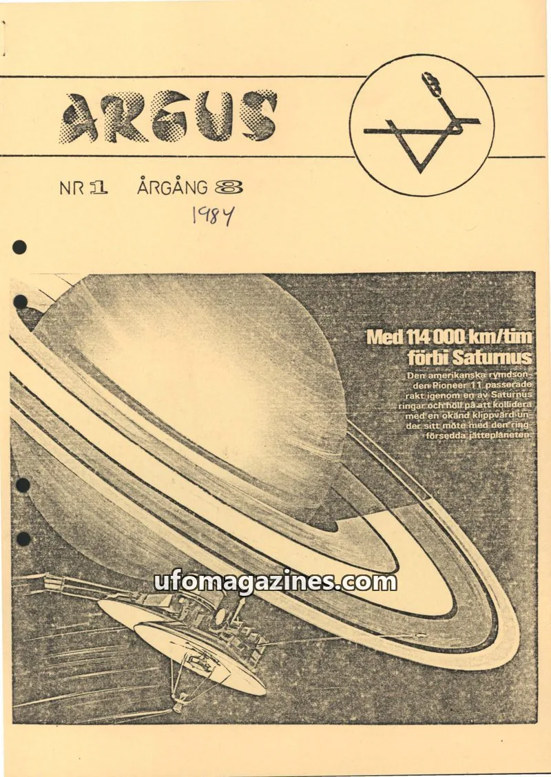 Cover of Argus issue NR 1: ARGUS