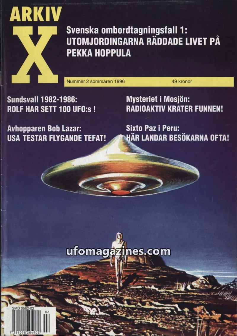 Cover of Arkiv X (Jan Ove Sundberg) issue 2: ARKIV X