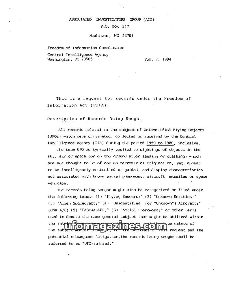 Cover of ASSOCIATED INVESTIGATORS GROUP (AIG) issue 247: ASSOCIATED INVESTIGATORS GROUP (AIG)