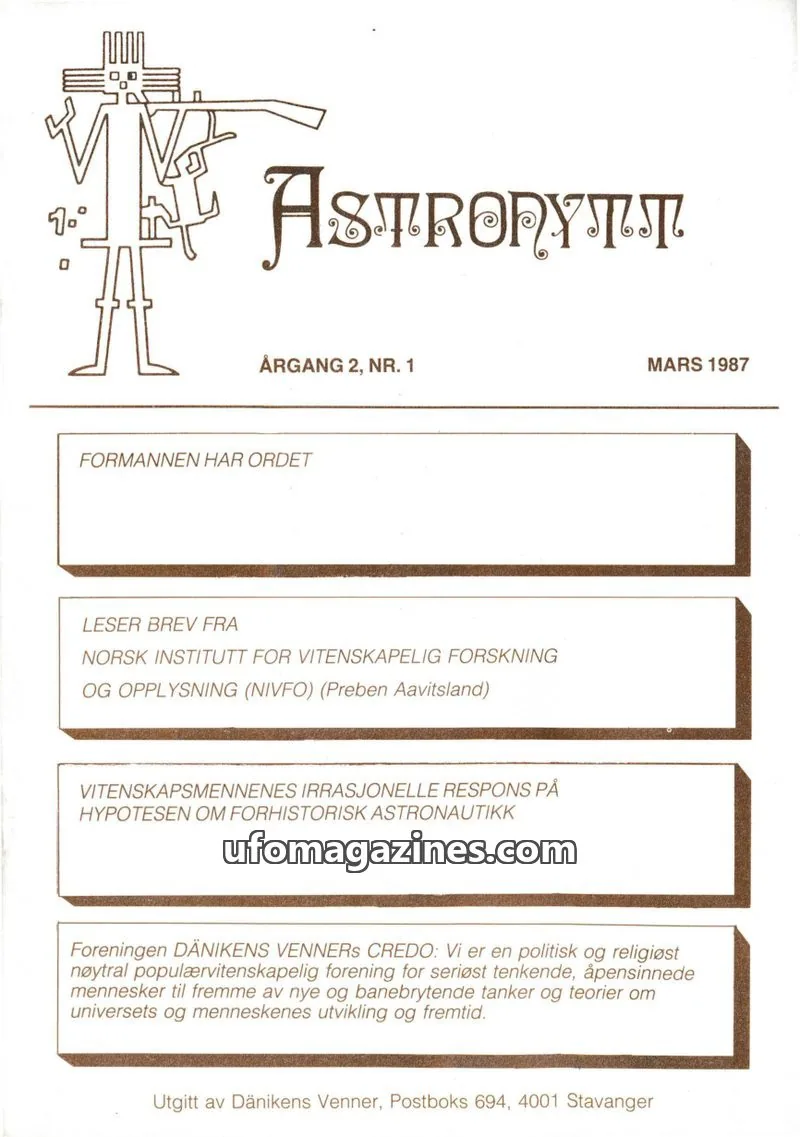 Cover of Astronytt issue NR. 1: ASTRONYTT