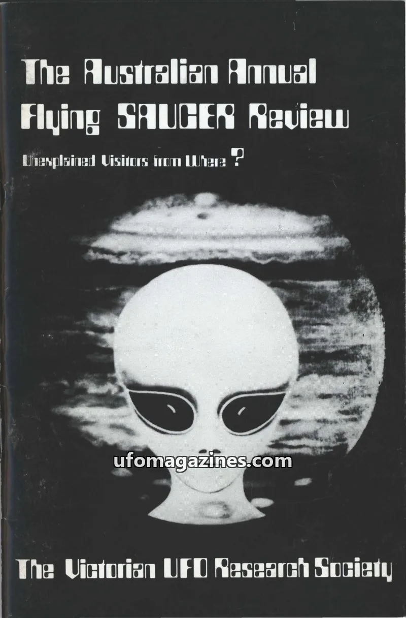 Cover of The Victorian UFO Research Society issue 1983: The Australian Annual Flying Saucer Review