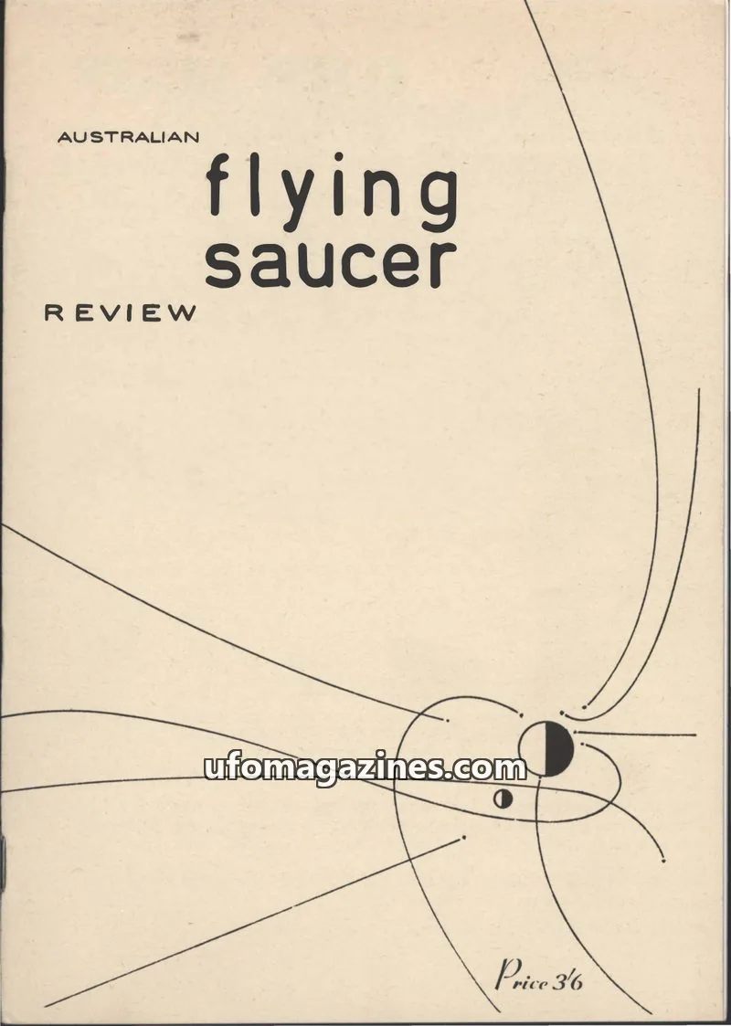 Cover of Victorian Flying Saucer Research Society issue No. 3: AUSTRALIAN flying saucer REVIEW