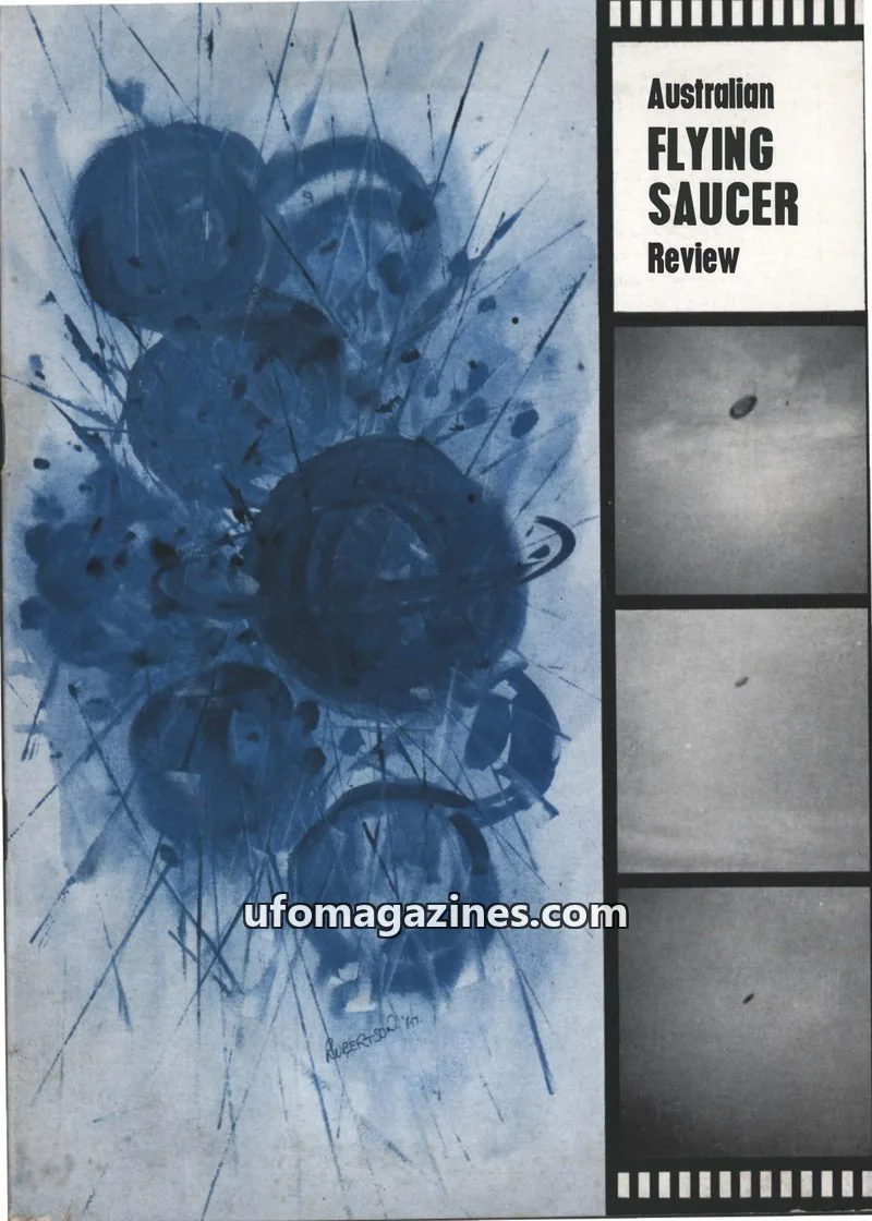 Cover of Victorian Flying Saucer Research Society issue 7: Australian Flying Saucer Review