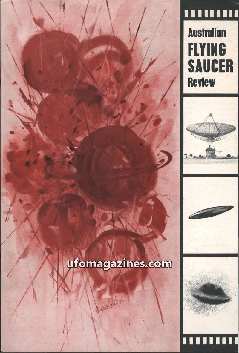 Cover of Victorian U.F.O. Research Society issue No. 8: Australian FLYING SAUCER Review