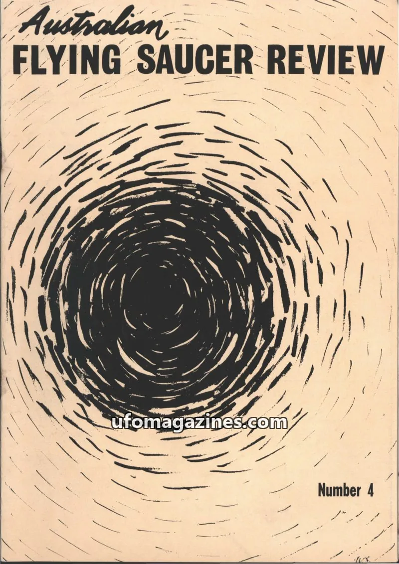 Cover of Victorian U.F.O. Research Society issue 4: Australian Flying Saucer Review
