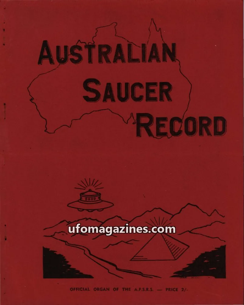 Cover of Australian Saucer Record (Stone) issue 3: AUSTRALIAN SAUCER RECORD