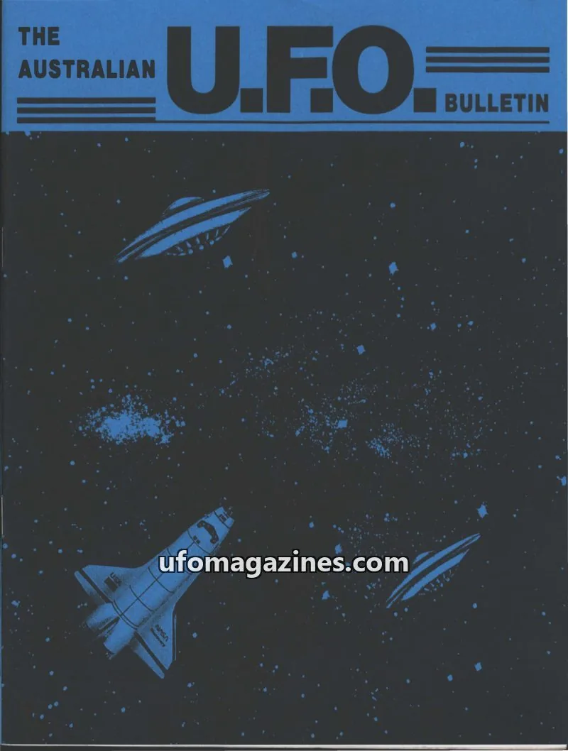 Cover of Victorian U.F.O. Research Society issue 34: THE AUSTRALIAN U.F.O. BULLETIN