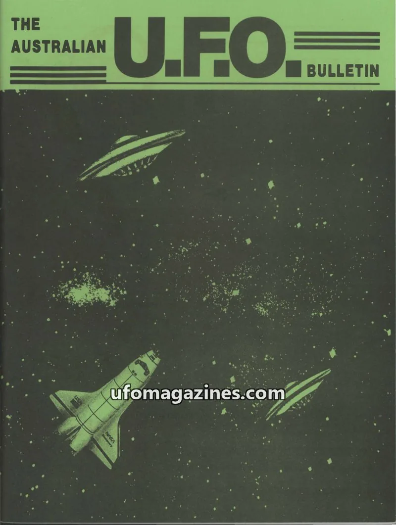 Cover of Victorian U.F.O. Research Society issue DECEMBER 1993: THE AUSTRALIAN U.F.O. BULLETIN
