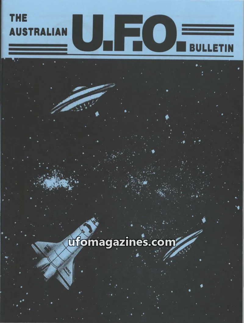 Cover of Victorian UFO Research Society issue 1: THE AUSTRALIAN U.F.O. BULLETIN