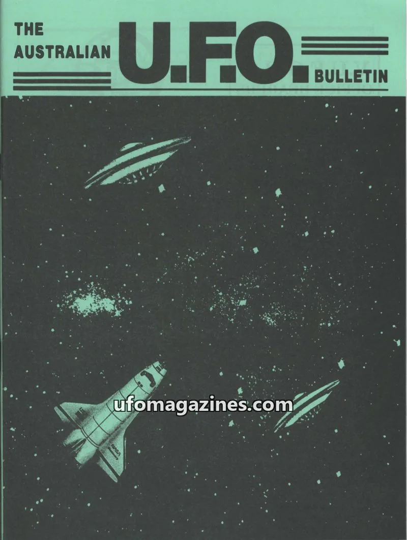 Cover of Victorian U.F.O. Research Society issue 43: THE AUSTRALIAN U.F.O. BULLETIN