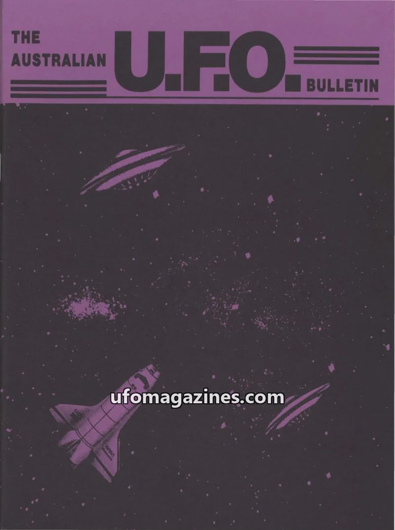 Cover of Victorian U.F.O. Research Society issue #3: THE AUSTRALIAN U.F.O. BULLETIN
