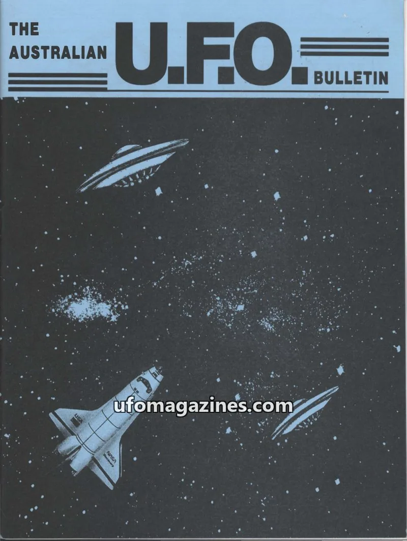 Cover of Victorian U.F.O. Research Society issue SEPTEMBER 1995: THE AUSTRALIAN U.F.O. BULLETIN