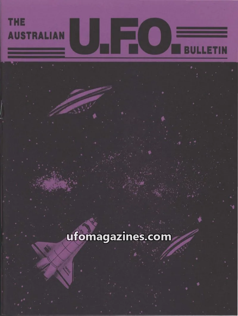 Cover of Australian UFO Bulletin issue DECEMBER 1995: THE AUSTRALIAN U.F.O. BULLETIN