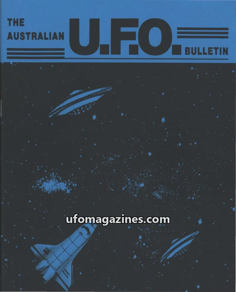 Cover of V.U.F.O.R.S. (Victorian U.F.O. Research Society) issue 3: THE AUSTRALIAN U.F.O. BULLETIN