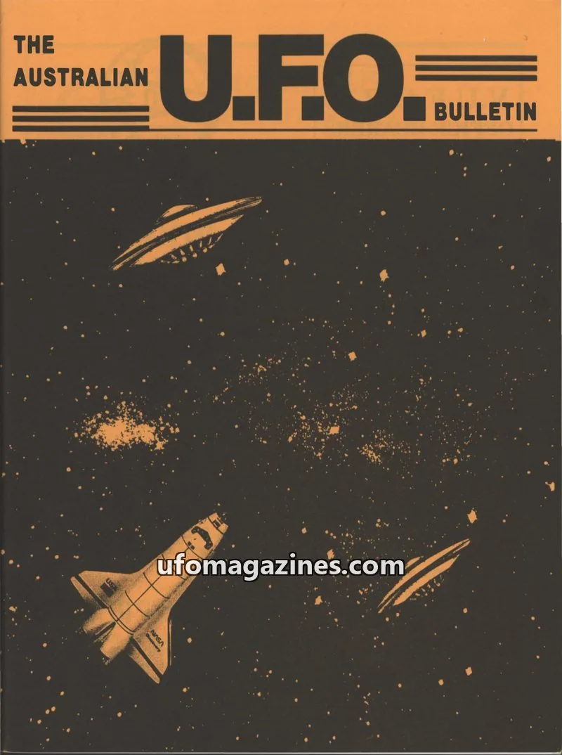 Cover of Australian UFO Bulletin issue JUNE 1996: THE AUSTRALIAN U.F.O. BULLETIN