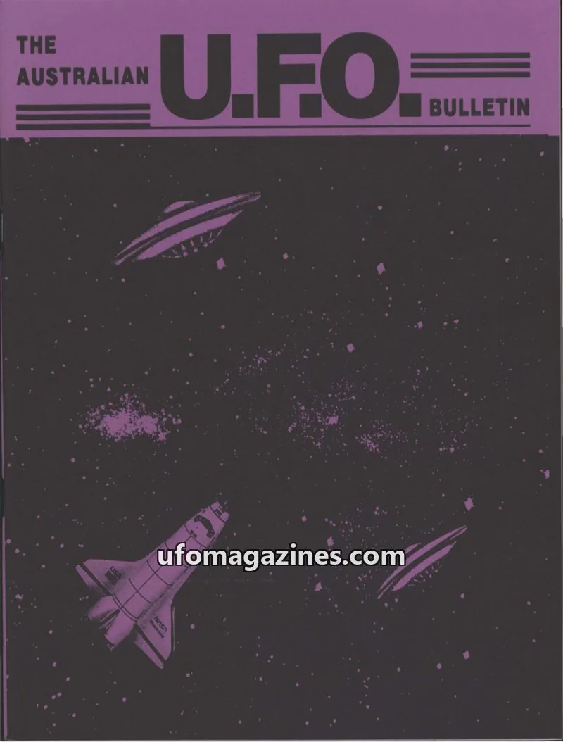 Cover of Victorian U.F.O. Research Society issue 1: THE AUSTRALIAN U.F.O. BULLETIN