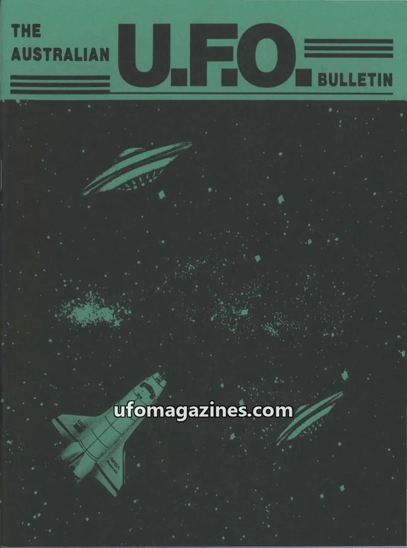 Cover of Victorian U.F.O. Research Society issue 18: THE AUSTRALIAN U.F.O. BULLETIN