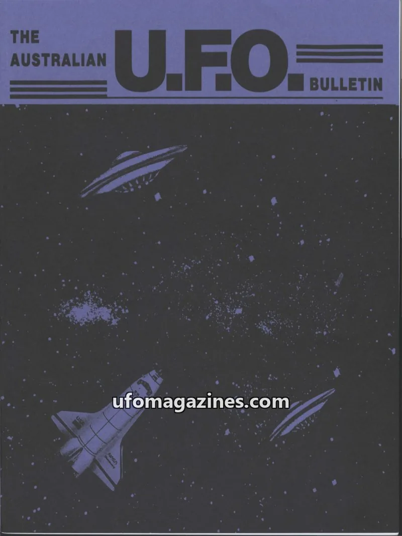 Cover of Australian UFO Bulletin issue SEPTEMBER 1998: AUSTRALIAN U.F.O. BULLETIN