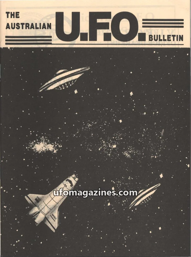 Cover of Victorian U.F.O. Research Society issue DECEMBER 1998: THE AUSTRALIAN U.F.O. BULLETIN