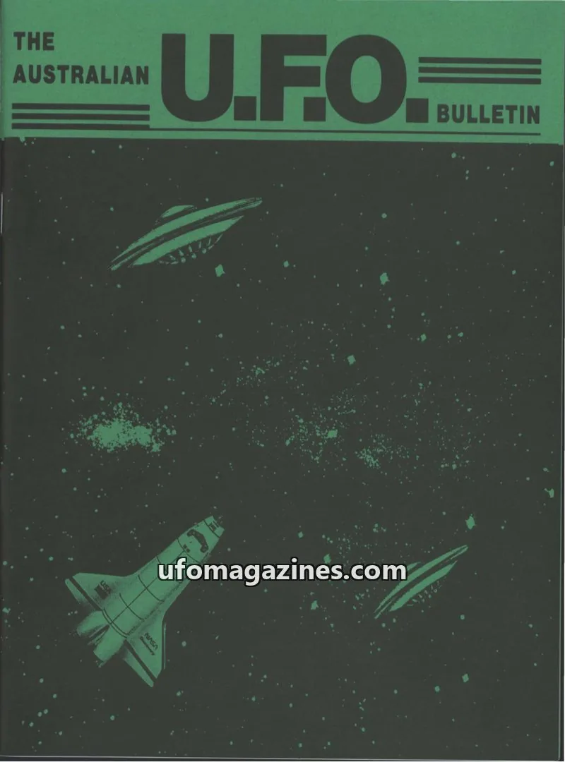 Cover of Australian UFO Bulletin issue JUNE 1999: THE AUSTRALIAN U.F.O. BULLETIN